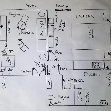 公寓 Bella Alda Beautiful Castle Penthouse